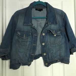 Jean jacked with half sleeve